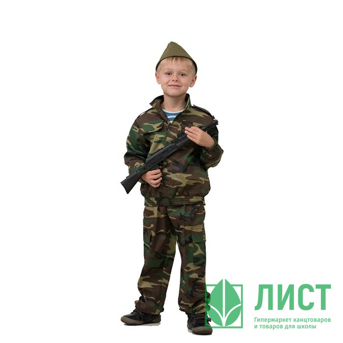 Костюм М (ВОИН) Разведчик (куртка,брюки,пилотка) р.26/104-40/158 арт.5700