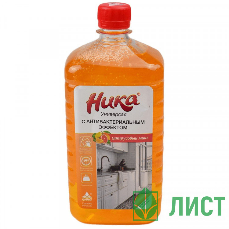М/с для мытья поверхностей НИКА-Универсал 1кг (с антибак. эффектом) (Ст.12)