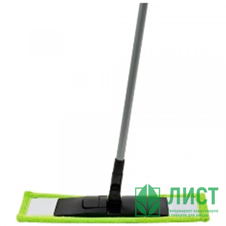 Швабра для пола плоская пластик с насадкой микрофибра