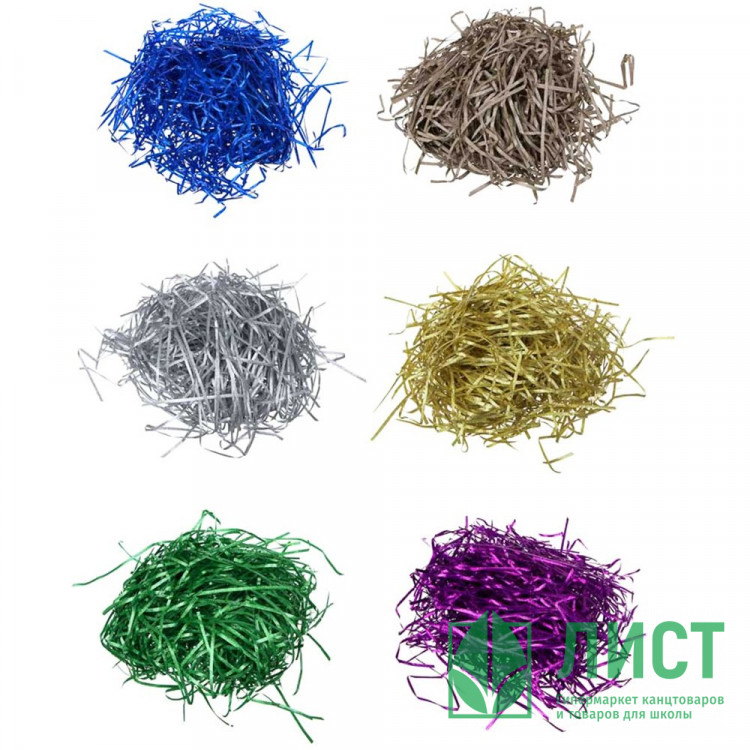 Наполнитель бумажный для коробок 20гр асс. арт.369-580