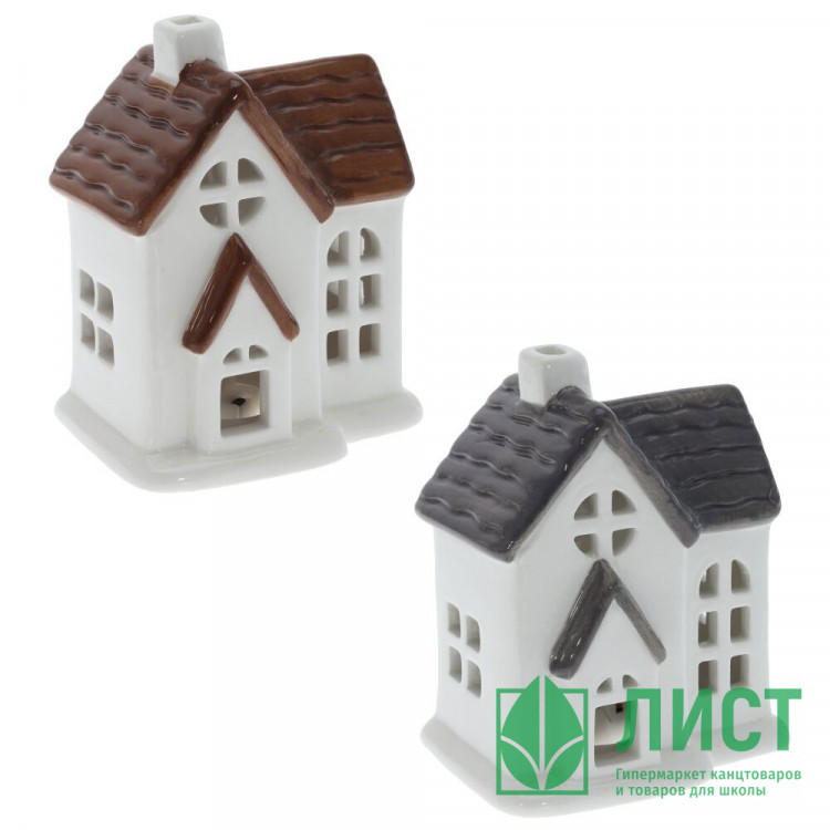 Статуэтка декоративная "Домик" 11см с подсветкой арт.821528