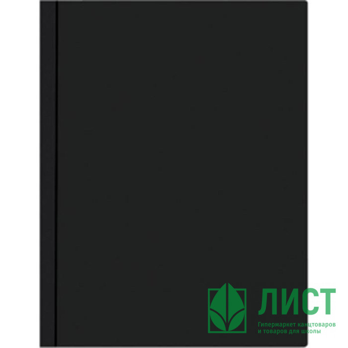 Папка 10 файлов 0,50мм пластиковая  Attomex черный арт.3100404