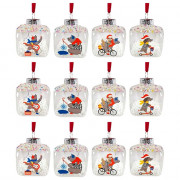 Украшение декоративное стекло 05,5см "Хобби" с наполнением арт.91468