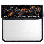 Папка школьная для тетрадей А5 на липучке Оникс Джойстики оранжевые арт ПТ-45