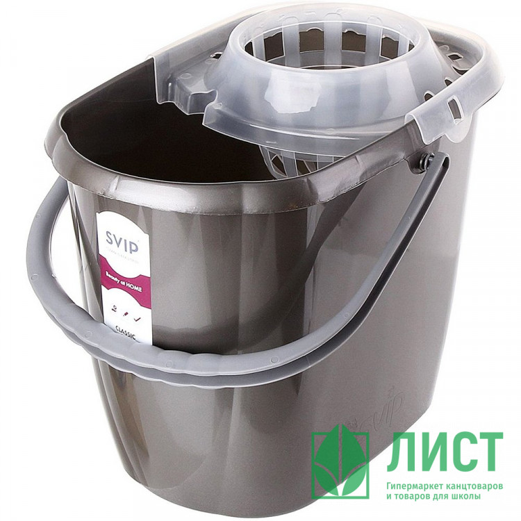 Ведро пластиковое Svip 13 л. с отжимом арт.SV3895
