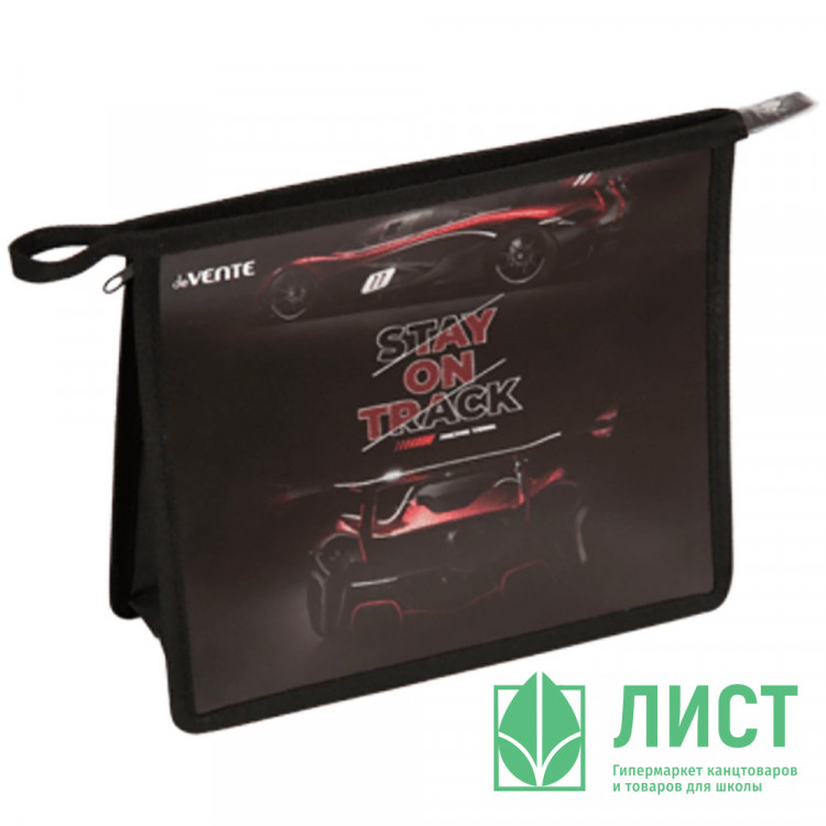 Папка школьная для тетрадей А5 на молнии (deVENTE) Stay On Track арт. 8056385