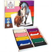 Пластилин 10 цветов 150 грамм (Attomex) Классический картонная коробка арт 8042921