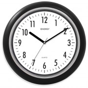Часы настенные круглые Классика черные