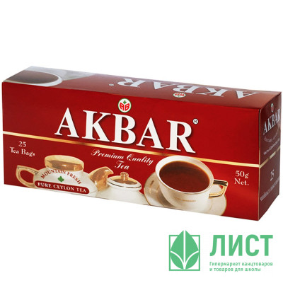 Чай Акбар 25пак. черный Красная уп. Чай Акбар 25пак. черный Красная уп.