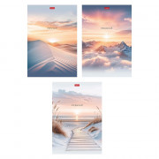 Тетрадь А4 клетка 48 листов скоба (Hatber) В моменте матовая ламинация ассорти арт.48Т4лВ1