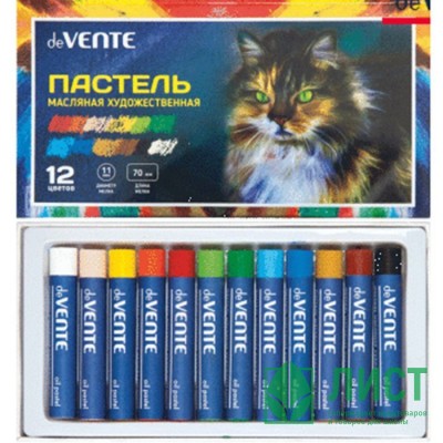 Пастель масляная 12 цветов (deVENTE) утолщенная арт 8172800 Пастель масляная 12 цветов (deVENTE) утолщенная арт 8172800