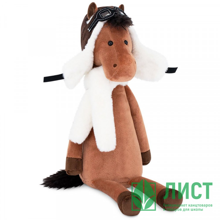 Игрушка мягкая 25см Конь Авиатор арт.2613/25
