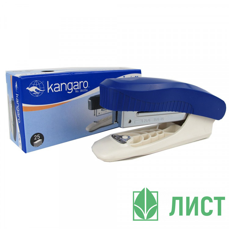 Степлер №24 (25л) пластиковый KANGARO арт.Trendy-35