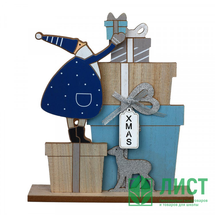 Статуэтка декоративная "Дед Мороз" 23см арт.396-784