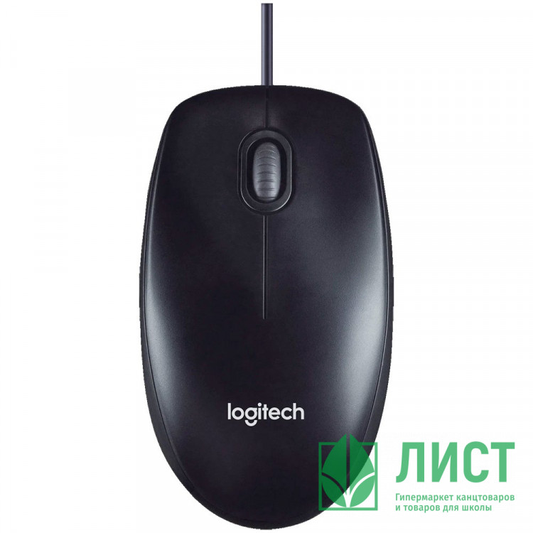 Мышь провод. Logitech M90 оптическая светодиодная, 1000 dpi, USB, черный