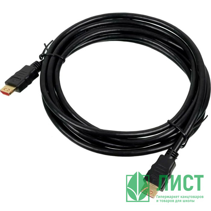 Кабель HDMI - HDMI, М/М, 1 м, v1.4, черный