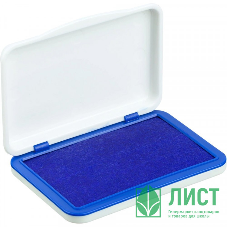 Штемп. подушечка 70*103мм синяя Attache арт.1281774