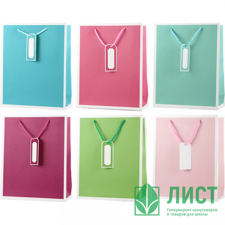 Пакет бумажный с ручкой "deVENTE.Pastel" вертикальный 18*23*8см арт.9041132