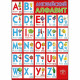 Плакат А4 Английский алфавит арт 3001128