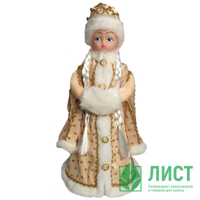 Игрушка декор. &quot;Снегурочка&quot; 44см Царская, золотая п/у арт.СН-2104 Игрушка декор. "Снегурочка" 44см Царская, золотая п/у арт.СН-2104