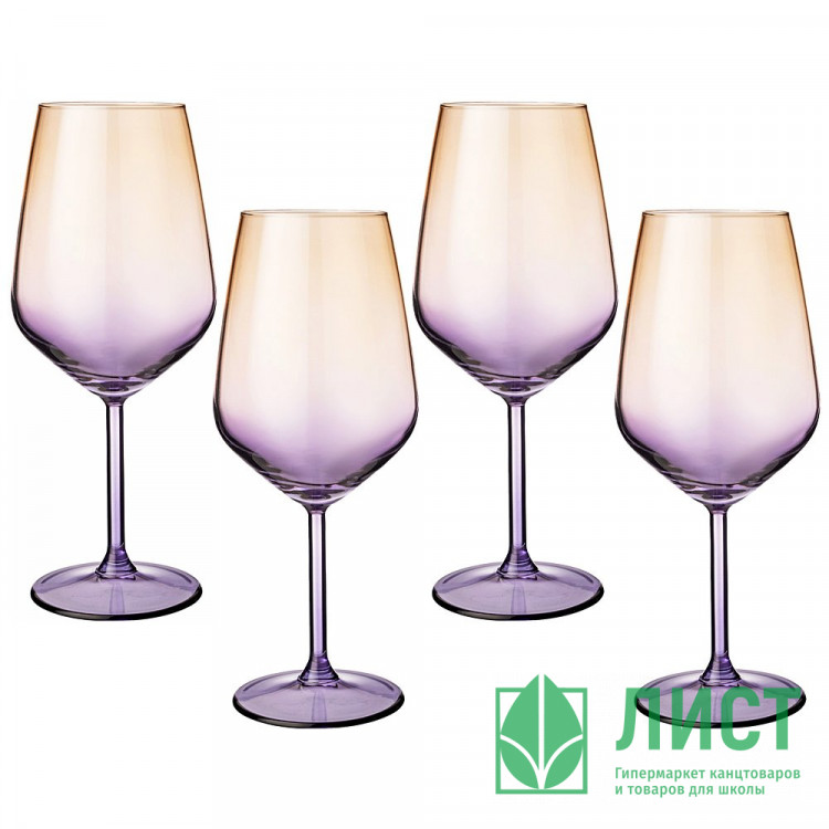 Набор бокалов 04шт/наб. стекло "RAINBOW" 490мл арт.312-137