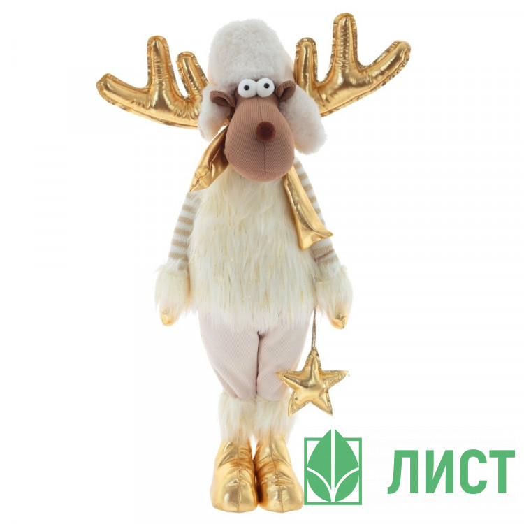 Игрушка декор. "Олень" 66см цв.золотой арт.813433