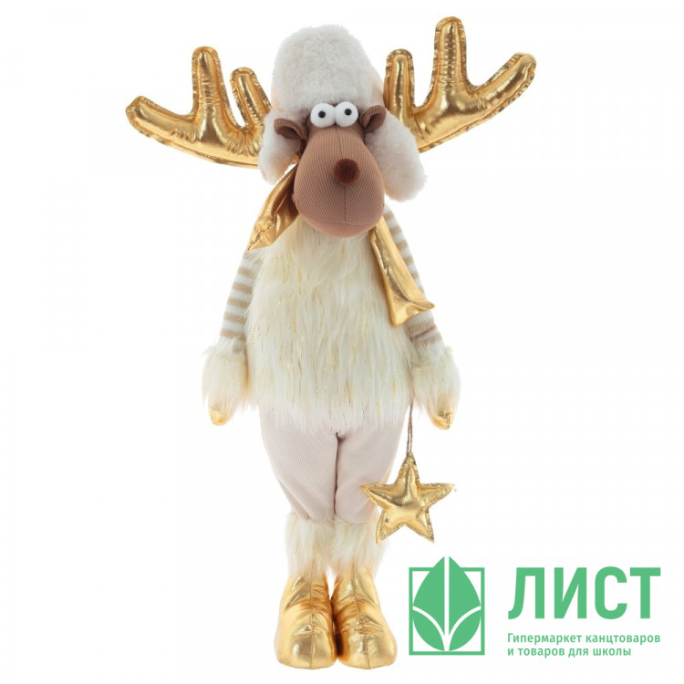 Игрушка декор. "Олень" 66см цв.золотой арт.813433