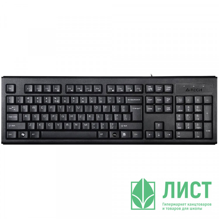 Клавиатура провод. A4Tech  KR-83 (USB) черная
