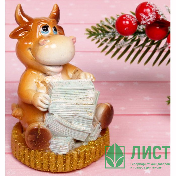 Копилка СГ "Бычок Дымок богатый" 9см арт.541-314