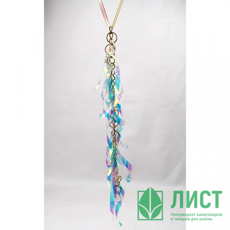 Украшение декор.подвеска "Лиана. Сосулька" 22см арт.86413