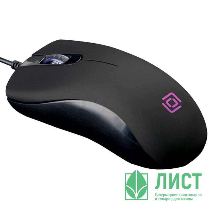 Мышь проводная Oklick 375M черный оптическая