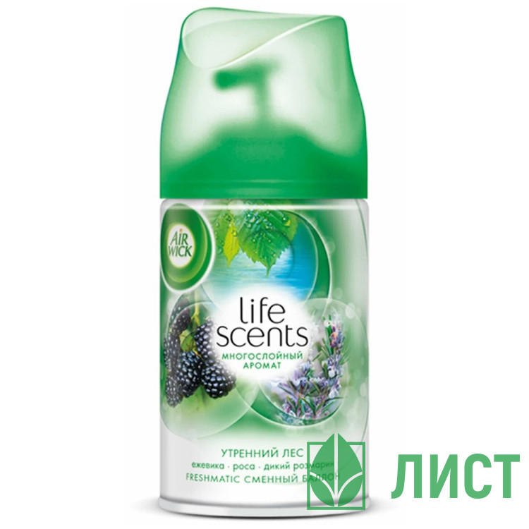 Освежитель Air Wick запасной блок 250 мл Утренний лес (Ст.6)