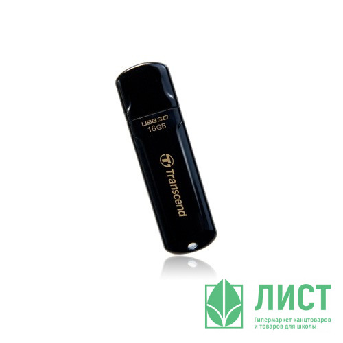 Флеш диск 16GB USB 2.0 Transcend JetFlash 350 черный