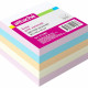 Блок для записи цветной, размер 9*9*5 не склеенный 80г/м2