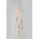 Украшение декор.подвеска "Сосулька" 37см 3шт связка, прозрачная арт.94856