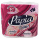 Бумага туалетная 4-слоя втулка 4 рулона в упаковке 17,5м Papia Deluxe Парадиз (Ст.14)