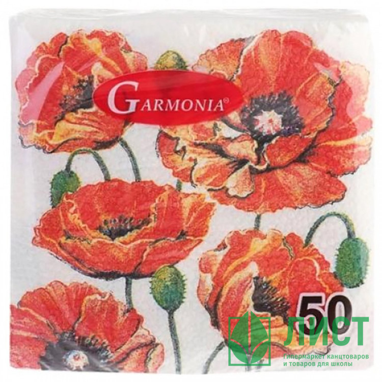 Салфетки 50штук в пачке Маки (Ст.60)